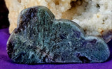 Moss Agate Crystal Cloud Carving 💚⛈️🌤️🌨️🤍