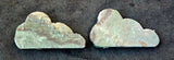 Moss Agate Crystal Cloud Carving 💚⛈️🌤️🌨️🤍