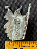 Antique Vintage Pewter Wizard Figurine with Staff & Gems 🧙‍♀️🧙‍♂️🪄✨🔮💎