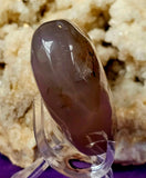 Agate Crystal Puffy Heart w/Dendritics