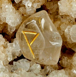 Tumbled Natural Citrine Crystal Rune Set 🤯⚜️🌛💛🎗️🕉️🧙‍♀️