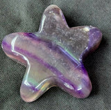 THICK Rainbow Fluorite Crystal Star ⭐✨💙💚💜🌈