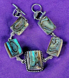 SS 925 Clear Abalone Shell Adjustable Bracelet 🐚🪸🌊📿