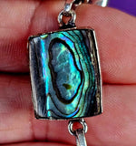 SS 925 Clear Abalone Shell Adjustable Bracelet 🐚🪸🌊📿