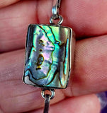 SS 925 Clear Abalone Shell Adjustable Bracelet 🐚🪸🌊📿