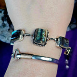 SS 925 Clear Abalone Shell Adjustable Bracelet 🐚🪸🌊📿