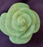 Jade Crystal 3D Carved Rose Carving ✨🥀🌹🤩🍃💚