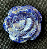 Lapis Lazuli Crystal 3D Rose Carving ✨🌹🥀💙⚜️