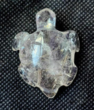 Clear Quartz Rutilated Turtle Carving 🐢💚🐢