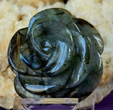 Labradorite Crystal 3D Rose Carving ✨🌹🥀✨😍