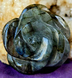 Labradorite Crystal 3D Rose Carving ✨🌹🥀✨😍