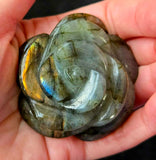 Labradorite Crystal 3D Rose Carving ✨🌹🥀✨😍