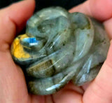 Labradorite Crystal 3D Rose Carving ✨🌹🥀✨😍