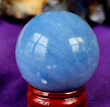 Angelite Crystal Sphere 💙🪽😇👼🔮