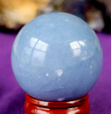 Angelite Crystal Sphere 💙🪽😇👼🔮