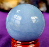 Angelite Crystal Sphere 💙🪽😇👼🔮