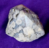 LG. Partially Polished/Raw Flower Agate Crystal Point 💎🌸🌷