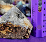 LG. Partially Polished/Raw Flower Agate Crystal Point 💎🌸🌷