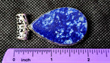 Silver Plated Lapis Lazuli Teardrop Shaped Pendant ✨⚜️💙📿