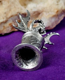 Antique Vintage Pewter Meta Gargoyle Figurine