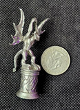Antique Vintage Pewter Meta Gargoyle Figurine