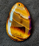LG. Drilled Tiger Ore Crystal Cabochon # 1😍🐅⚜️