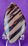 LG. Drilled Australian Zebra Jasper Crystal Cabochon 📿🍂🦓