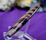 LG. Drilled Australian Zebra Jasper Crystal Cabochon 📿🍂🦓