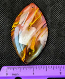 LG. Drilled Smelter Glass Crystal Cobochon 💛📿❤️