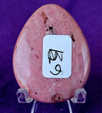 Drilled Rhodonite Crystal Cabochon 🌸📿🌷