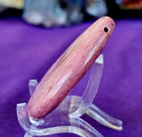 Drilled Rhodonite Crystal Cabochon 🌸📿🌷