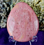 Drilled Rhodonite Crystal Cabochon 🌸📿🌷