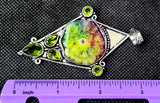 SS 925 Dyed Rainbow Solar Quartz Pendant ✨🌈📿✨