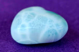 Larimar Crystal Puffy Heart 🌀💠💙