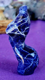 MD. Sodalite Crystal Female Torso Carving ✨🌊💠