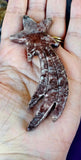 Strawberry Jasper Crystal Shooting Star Carving ⭐🌠🌌💫