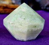 LG. Pistachio Calcite Crystal Diamond 💎💍💚