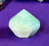 LG. Pistachio Calcite Crystal Diamond 💎💍💚