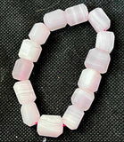 Thick Pink Mangano Calcite Crystal Bracelet 🩷
