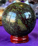 Dragon's Blood Crystal Sphere 🐲💚🔮❤️🐉