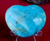 LG. Blue Apatite Crystal Puffy Heart 💙✨🔵💙