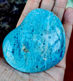 LG. Blue Apatite Crystal Puffy Heart 💙✨🔵💙