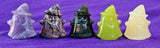Assorted Crystal Spooky Ghost w/Hat Carving 👻🧙‍♀️✨