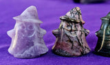 Assorted Crystal Spooky Ghost w/Hat Carving 👻🧙‍♀️✨