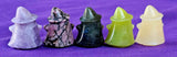 Assorted Crystal Spooky Ghost w/Hat Carving 👻🧙‍♀️✨