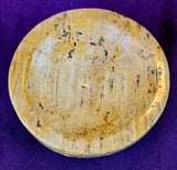 Fossilized Coral Shell Crystal Trinket Box 🐚🪸🟡🎁