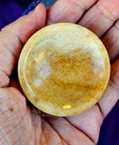 Golden Healer Quartz Crystal Trinket Dish 🟡✨⚜️💛