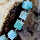 LARIMAR Crystal Stretch Bracelet 💠📿🌊😍