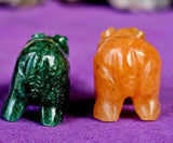 SM. Assorted Crystal Animal Carvings 🐈🦅🐘🐸
