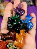 SM. Assorted Crystal Animal Carvings 🐈🦅🐘🐸